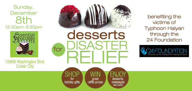 desserts for disaster relief