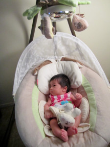 Hanging out in the swing
